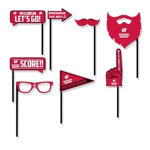 Wisconsin Badgers Selfie Kit, 8-Piece